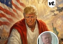 Donald Trump reveals the ‘truth’ behind deleted picture of himself depicted as Jesus after his followers accuse him of being ‘demonic’
