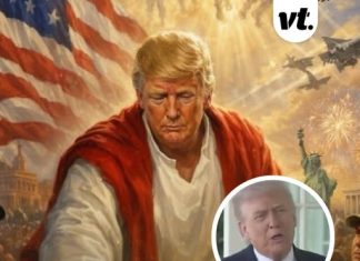 Donald Trump reveals the ‘truth’ behind deleted picture of himself depicted as Jesus after his followers accuse him of being ‘demonic’