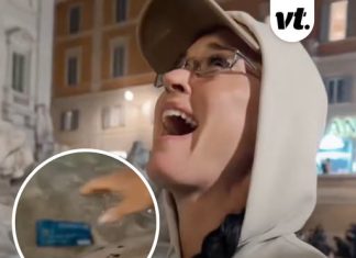 Katy Perry causes tourist chaos after putting her credit card in Rome’s Trevi Fountain for ‘good luck’
