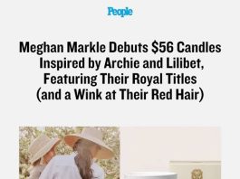 Meghan Markle Debuts $64 Candles Inspired by Archie and Lilibet, Featuring Their Royal Titles (and a Wink at Their Red Hair)