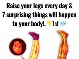 Raise your legs every day & 7 surprising things will happen to your body!