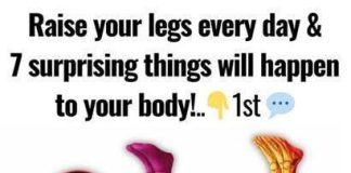 Raise your legs every day & 7 surprising things will happen to your body!