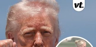 Who is the ‘mystery woman’ with a large red bag spotted following Donald Trump around? Several theories have emerged