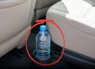 This is why you should never leave a water bottle in your car.
