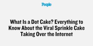 What Is a Dot Cake? Everything to Know About the Viral Sprinkle Cake Taking Over the Internet