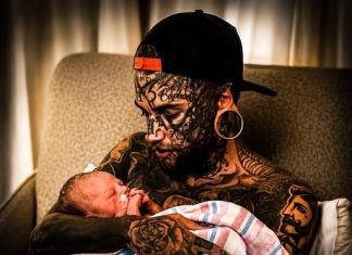 TATTOO-COVERED FATHER UNDERGOES DRAMATIC TRANSFORMATION FOR HIS DAUGHTER’S FUTURE.