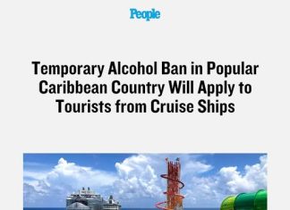Temporary Alcohol Ban in Popular Caribbean Country Will Apply to Tourists from Cruise Ships