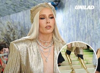 Met Gala’s ‘girl with the golden legs’ explained how a tampon almost killed her in terrifying warning