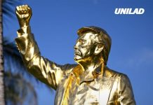 Pastor sparks backlash after ‘stupid’ response to Trump erecting 22-foot golden statue of himself