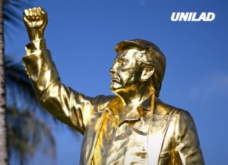Pastor sparks backlash after ‘stupid’ response to Trump erecting 22-foot golden statue of himself
