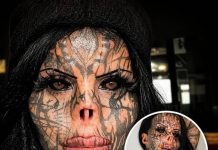 EXTREME MODIFICATION: TATTOOED WOMAN WHO KEEPS HER NOSE IN A JAR—SEE HER SHOCKING TRANSFORMATION (BEFORE & AFTER)