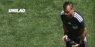Chaos at the World Cup as referee suffers severe leg cramp during USA v Australia match