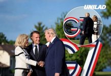 Donald Trump called out for ‘weird’ move on Brigitte Macron after arriving in France