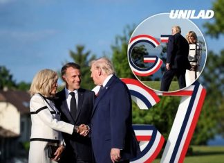 Donald Trump called out for ‘weird’ move on Brigitte Macron after arriving in France
