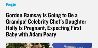 Gordon Ramsay Is Going to Be a Grandpa! Celebrity Chef’s Daughter Holly Is Pregnant, Expecting First Baby with Adam Peaty