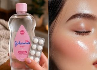 Baby Oil, Aspirin For Younger Looking Spotless Skin