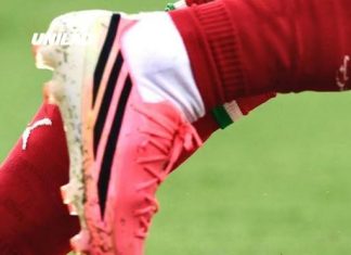 Why is almost every player wearing pink boots at the World Cup?