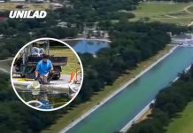 What hydrogen peroxide really did to Lincoln Memorial Reflecting Pool revealed in new aerial footage