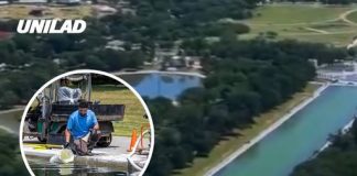 What hydrogen peroxide really did to Lincoln Memorial Reflecting Pool revealed in new aerial footage