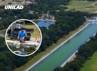What hydrogen peroxide really did to Lincoln Memorial Reflecting Pool revealed in new aerial footage