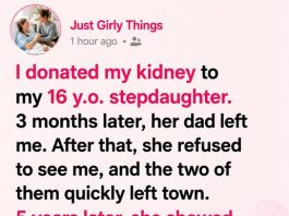 I DONATED MY KIDNEY TO SAVE MY STEPDAUGHTER — THEN MY HUSBAND’S SECRET DESTROYED EVERYTHING