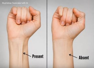 IF A TENDON POPS UP WHEN YOU TOUCH YOUR PINKY TO YOUR THUMB, HERE’S THE SURPRISING REASON WHY