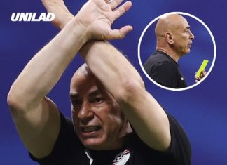 Egypt manager’s hand gesture explained before receiving yellow card in World Cup defeat