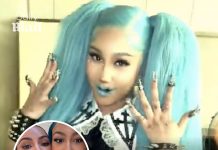 North West, 13, shows off face ‘piercings’ AGAIN in new video as mom Kim Kardashian promotes her tour after receiving criticism