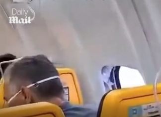 How Ryanair passenger who was sucked out of plane window was saved by his hero wife who held onto his feet for five minutes