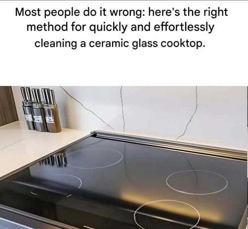 How to effectively clean ceramic glass cooktops without scratching them