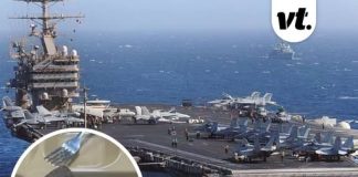 Horrific photos show food served to USS Abraham Lincoln sailors after nine months at sea as several ‘have tried to jump overboard’