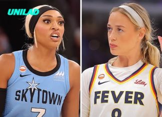 DiJonai Carrington breaks silence on Sophie Cunningham ‘white privilege’ accusations after hard foul