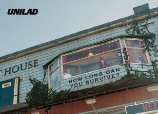 Man is living inside a Hollywood billboard to promote Netflix’s new thriller movie