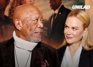 Nicole Kidman shares the behind the scenes ritual she has with Morgan Freeman while filming Lioness