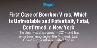 First Case of Bourbon Virus, Which Is Untreatable and Potentially Fatal, Confirmed in New York